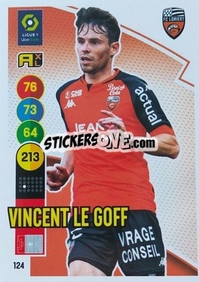 Sticker Vincent Le Goff - FOOT 2021-2022. Adrenalyn XL n. 124 - Panini