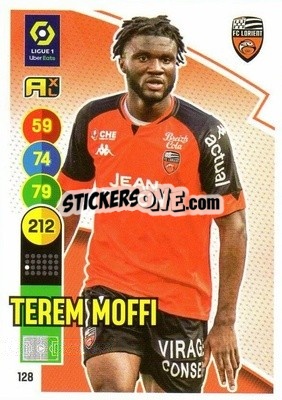 Sticker Terem Moffi - FOOT 2021-2022. Adrenalyn XL n. 128 - Panini