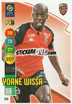 Sticker Yoane Wissa - FOOT 2021-2022. Adrenalyn XL n. 129 - Panini