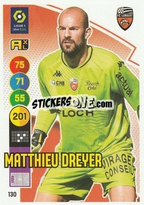 Sticker Matthieu Dreyer - FOOT 2021-2022. Adrenalyn XL n. 130 - Panini