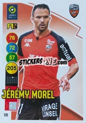 Sticker Jérémy Morel - FOOT 2021-2022. Adrenalyn XL n. 131 - Panini