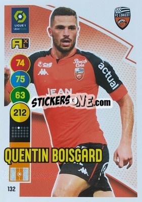 Sticker Quentin Boisgard - FOOT 2021-2022. Adrenalyn XL - Panini