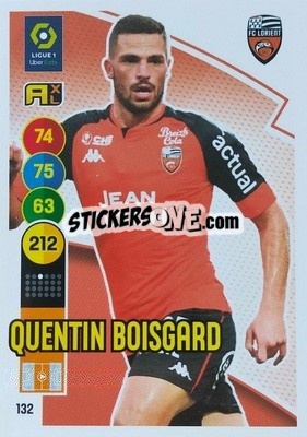 Sticker Quentin Boisgard - FOOT 2021-2022. Adrenalyn XL n. 132 - Panini