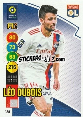 Sticker Leo Dubois - FOOT 2021-2022. Adrenalyn XL n. 138 - Panini