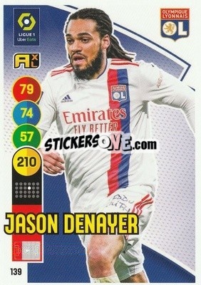Sticker Jason Denayer - FOOT 2021-2022. Adrenalyn XL n. 139 - Panini