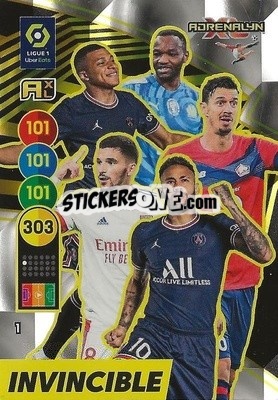 Cromo Invincible - FOOT 2021-2022. Adrenalyn XL n. 1 - Panini
