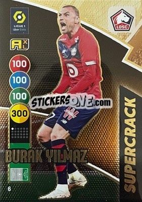 Sticker Burak Yilmaz - FOOT 2021-2022. Adrenalyn XL n. 6 - Panini