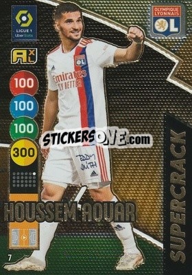 Cromo Houssem Aouar - FOOT 2021-2022. Adrenalyn XL - Panini