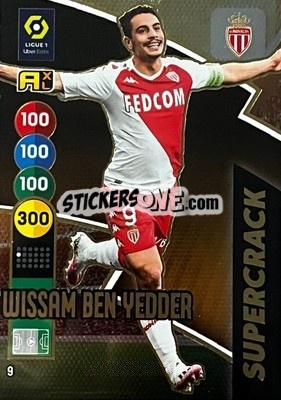 Sticker Wissam Ben Yedder - FOOT 2021-2022. Adrenalyn XL n. 9 - Panini