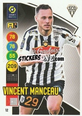 Sticker Vincent Manceau - FOOT 2021-2022. Adrenalyn XL n. 12 - Panini