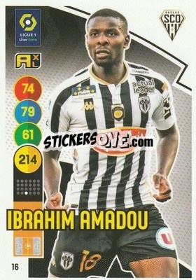 Sticker Ibrahim Amadou - FOOT 2021-2022. Adrenalyn XL n. 16 - Panini