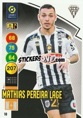 Sticker Mathias Pereira Lage - FOOT 2021-2022. Adrenalyn XL n. 18 - Panini