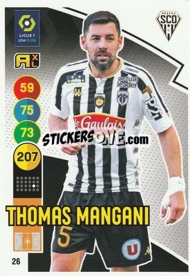 Sticker Thomas Mangani - FOOT 2021-2022. Adrenalyn XL - Panini