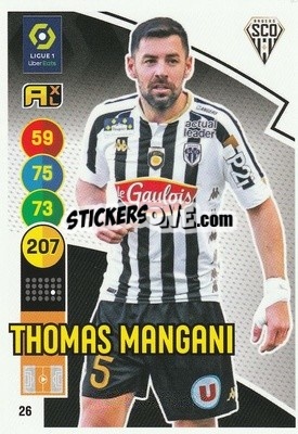 Sticker Thomas Mangani - FOOT 2021-2022. Adrenalyn XL n. 26 - Panini