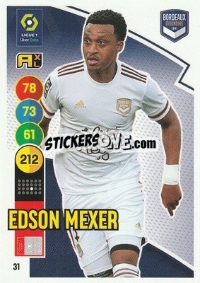 Figurina Edson Mexer - FOOT 2021-2022. Adrenalyn XL n. 31 - Panini