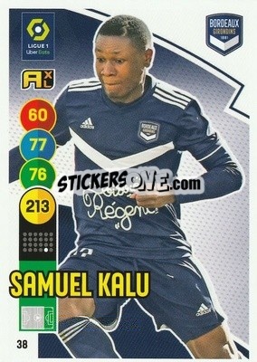 Sticker Samuel Kalu - FOOT 2021-2022. Adrenalyn XL - Panini