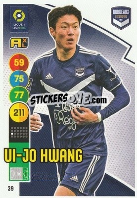 Sticker Ui-Jo Hwang - FOOT 2021-2022. Adrenalyn XL - Panini