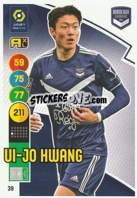 Sticker Ui-Jo Hwang - FOOT 2021-2022. Adrenalyn XL n. 39 - Panini