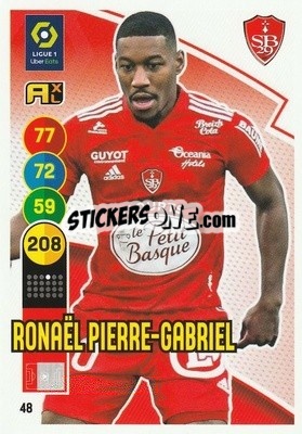 Sticker Ronael Pierre-Gabriel - FOOT 2021-2022. Adrenalyn XL n. 48 - Panini