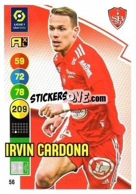 Sticker Irvin Cardona - FOOT 2021-2022. Adrenalyn XL - Panini