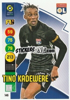 Sticker Tino Kadewere - FOOT 2021-2022. Adrenalyn XL n. 146 - Panini
