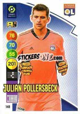 Cromo Julian Pollersbeck - FOOT 2021-2022. Adrenalyn XL - Panini