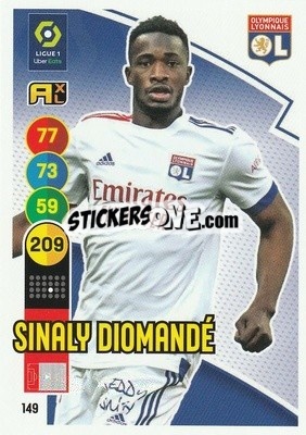 Cromo Sinaly Diomandé - FOOT 2021-2022. Adrenalyn XL - Panini