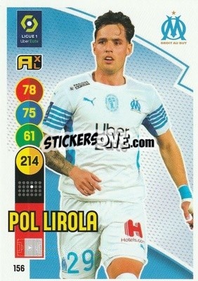 Sticker Pol Lirola - FOOT 2021-2022. Adrenalyn XL - Panini