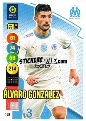 Sticker Alvaro Gonzalez - FOOT 2021-2022. Adrenalyn XL n. 158 - Panini
