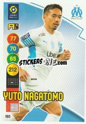 Sticker Yuto Nagatomo - FOOT 2021-2022. Adrenalyn XL n. 160 - Panini