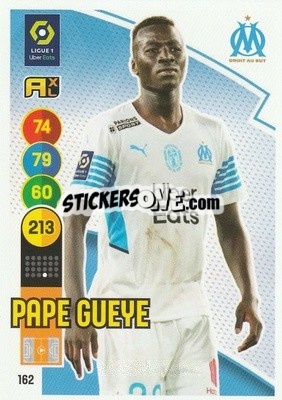 Sticker Pape Gueye - FOOT 2021-2022. Adrenalyn XL n. 162 - Panini