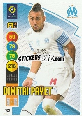 Sticker Dimitri Payet - FOOT 2021-2022. Adrenalyn XL n. 163 - Panini
