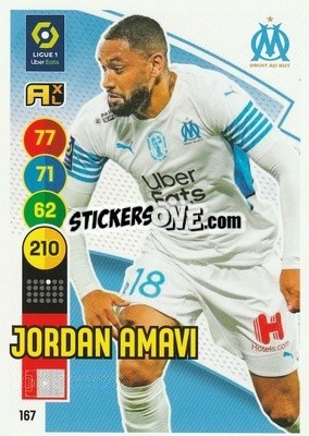Sticker Jordan Amavi - FOOT 2021-2022. Adrenalyn XL n. 167 - Panini