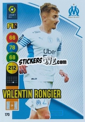 Sticker Valentin Rongier - FOOT 2021-2022. Adrenalyn XL - Panini