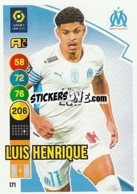 Sticker Luis Henrique - FOOT 2021-2022. Adrenalyn XL n. 171 - Panini