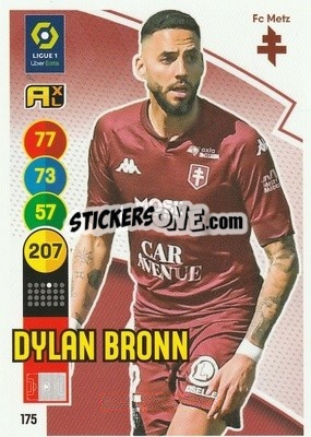 Sticker Dylan Bronn - FOOT 2021-2022. Adrenalyn XL n. 175 - Panini