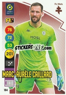Sticker Marc-Aurèle Caillard - FOOT 2021-2022. Adrenalyn XL - Panini