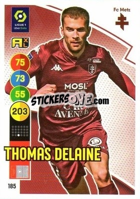 Sticker Thomas Delaine - FOOT 2021-2022. Adrenalyn XL n. 185 - Panini