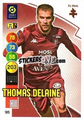 Figurina Thomas Delaine - FOOT 2021-2022. Adrenalyn XL - Panini