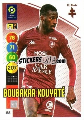 Sticker Boubakar Kouyaté - FOOT 2021-2022. Adrenalyn XL - Panini