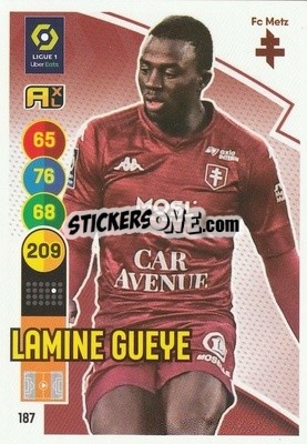 Figurina Lamine Gueye - FOOT 2021-2022. Adrenalyn XL - Panini