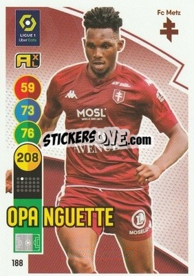 Sticker Opa Nguette - FOOT 2021-2022. Adrenalyn XL n. 188 - Panini