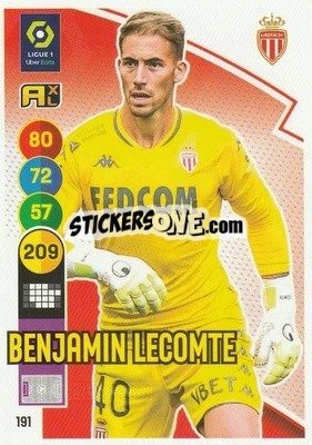 Sticker Benjamin Lecomte - FOOT 2021-2022. Adrenalyn XL - Panini