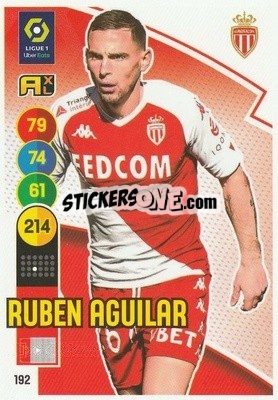 Figurina Ruben Aguilar - FOOT 2021-2022. Adrenalyn XL n. 192 - Panini