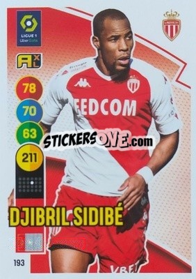 Sticker Djibril Sidibé - FOOT 2021-2022. Adrenalyn XL n. 193 - Panini