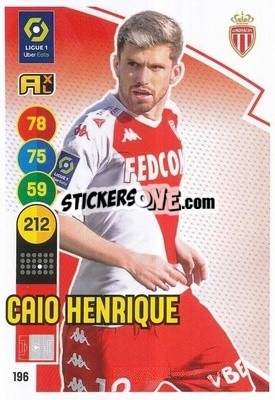 Sticker Caio Henrique - FOOT 2021-2022. Adrenalyn XL n. 196 - Panini