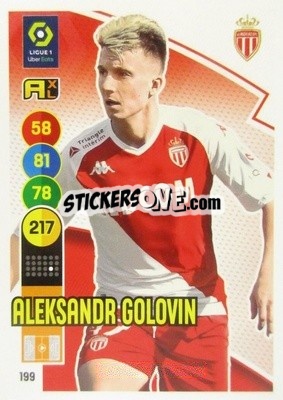 Sticker Aleksandr Golovin - FOOT 2021-2022. Adrenalyn XL - Panini