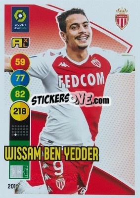 Sticker Wissam Ben Yedder - FOOT 2021-2022. Adrenalyn XL n. 201 - Panini