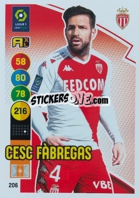Sticker Cesc Fàbregas - FOOT 2021-2022. Adrenalyn XL n. 206 - Panini