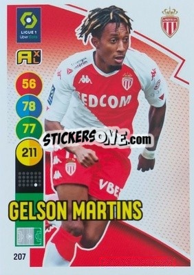 Sticker Gelson Martins - FOOT 2021-2022. Adrenalyn XL n. 207 - Panini